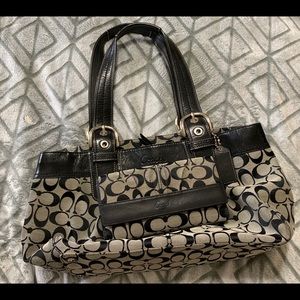 Authentic Coach Purse with Matching Wallet